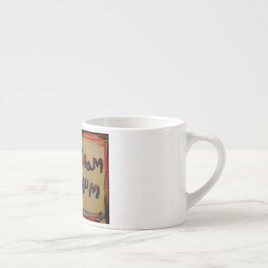 esspresso - mokken " vrede voor u " (Rechts)