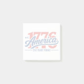 Est 1776 Amerika 250 jaar jong Onafhankelijkheidsd Post-it® Notes (Voorkant)