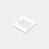 Est 1776 Amerika 250 jaar jong Onafhankelijkheidsd Post-it® Notes (Schuin)