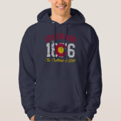  Est 1876 Colorado Centennial State Flag Hoodie (Voorkant)