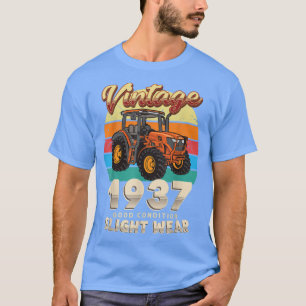 EST 1937 boer Tractor 85e verjaardag 85 Y T-shirt