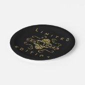 Est. 1944 80ste verjaardag papieren bordje (Gekanteld)