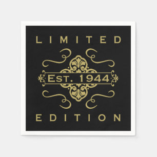 Est. 1944 80ste verjaardag servet