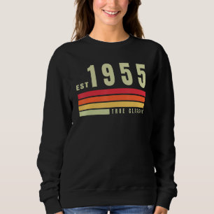 EST 1955 True Classic Retro Aesthetics B Trui