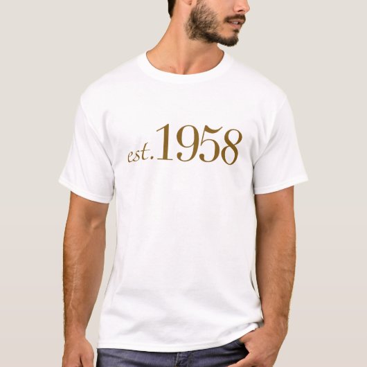 Est 1958 t-shirt (Voorkant)