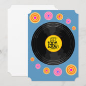 Est 1960 Decade Birthday Kaart (Voorkant / Achterkant)