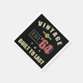  Est. 1964 60ste verjaardag Servet (Hoek)