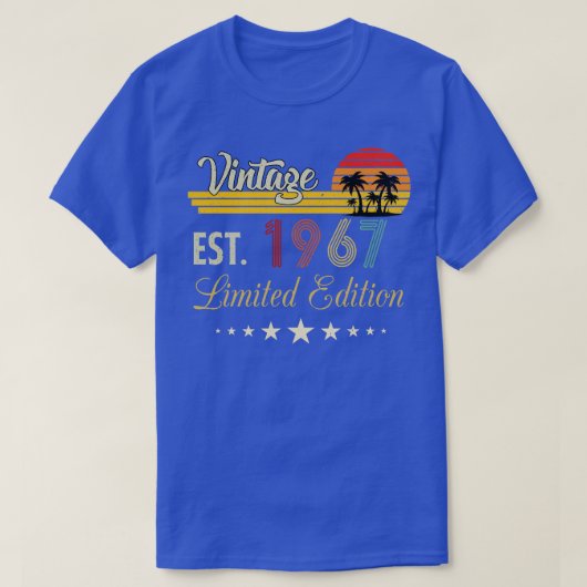  EST 1967 Limited Edition Verjaardag T-shirt (Design voorkant)