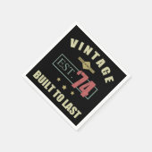  Est. 1974 50ste verjaardag Servet (Hoek)