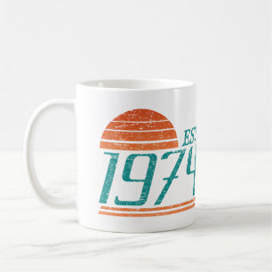 Est. 1974 Vintage 50 jaar oud Koffiemok