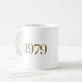 Est 1979 koffiemok (Voorkant links)
