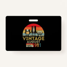 EST 1981  40ste verjaardag van de  maand augustus