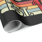 EST 1981  40ste verjaardag van de  maand augustus Cadeaupapier (Rol Hoek)