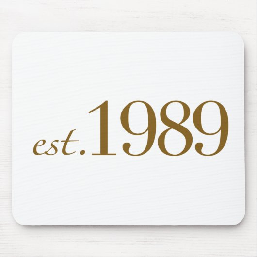 Est 1989 muismat (Voorkant)