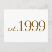 EST 1999 BRIEFKAART (Voorkant)