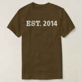 EST 2014 TShirt (Design voorkant)