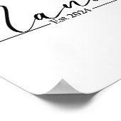 EST 2024 Vrouwen Moederdag Poster (Hoek)