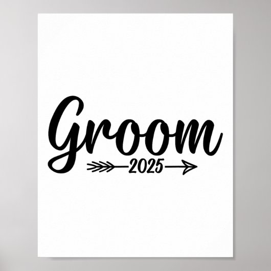 Est. 2025 Getrouwd Verloving Poster (Voorkant)
