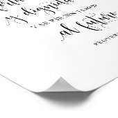 Está Vestida De Fortaleza Y Dignidad Poster (Hoek)