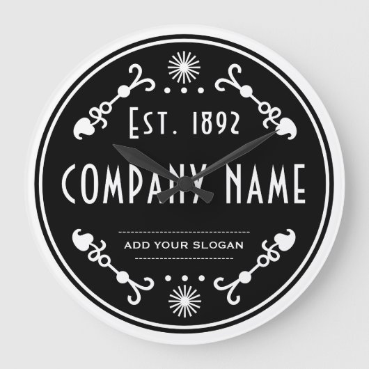 Established Business Name, Decorative Grote Klok (Voorkant)