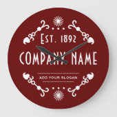 Established Business Name, Decorative Grote Klok (Voorkant)