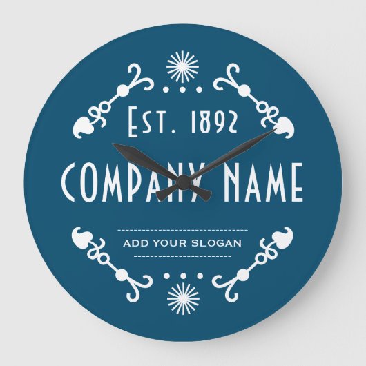 Established Business Name, Decorative Grote Klok (Voorkant)