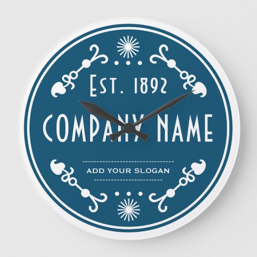 Established Business Name, Decorative Grote Klok (Voorkant)