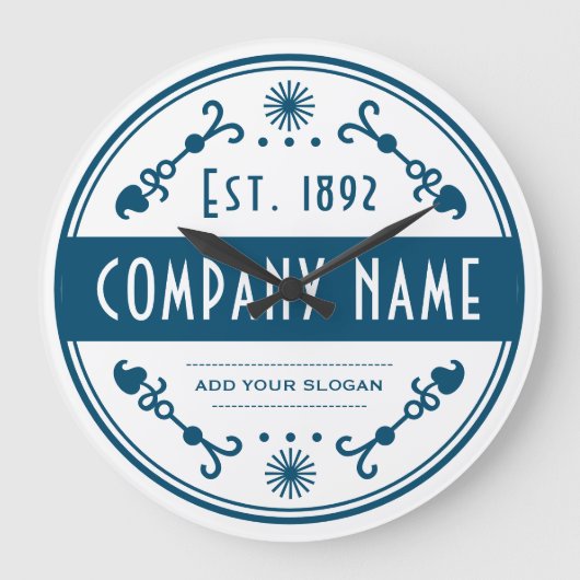 Established Business Name, Decorative Grote Klok (Voorkant)