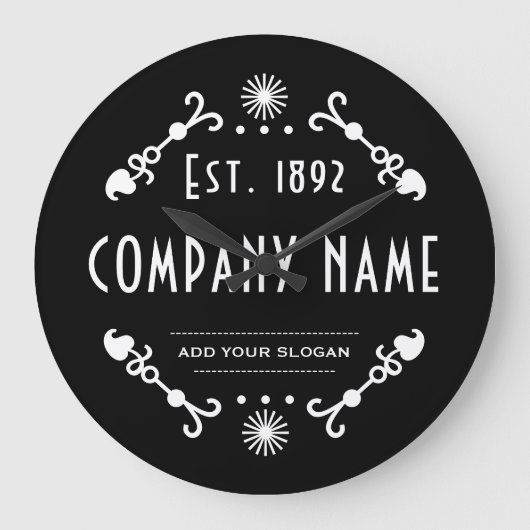 Established Business Name, Decorative Grote Klok (Voorkant)