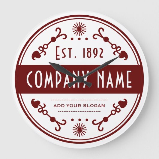 Established Business Name, Decorative Grote Klok (Voorkant)