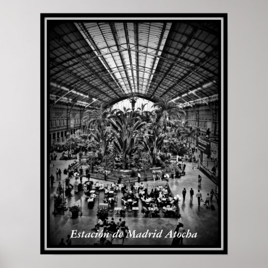 Estación de Madrid Atocha Poster (Voorkant)