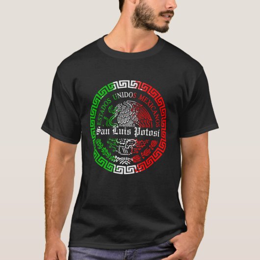 Estado de San Luis Potosí Mexico embleem shirt (Voorkant)