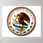 Estados Unidos Mexicanos (Eagle from Mexican Flag) Poster (Voorkant)