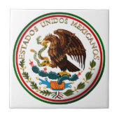 Estados Unidos Mexicanos (Eagle from Mexican Flag) Tegeltje (Voorkant)