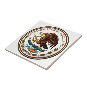 Estados Unidos Mexicanos (Eagle from Mexican Flag) Tegeltje
