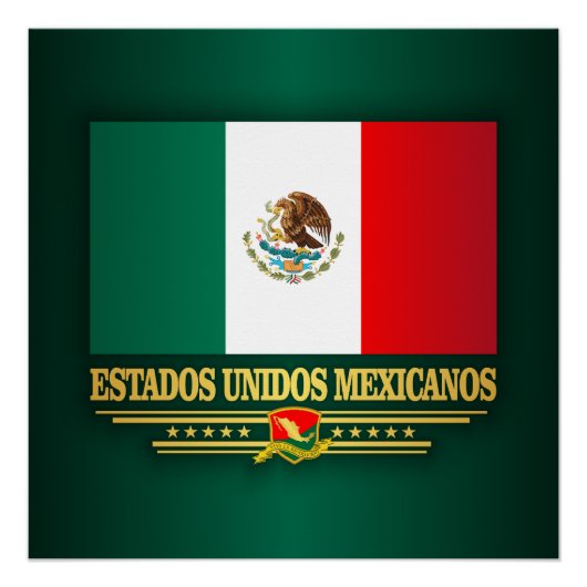 Estados Unidos Mexicanos (F10) Perfect Poster (Voorkant)