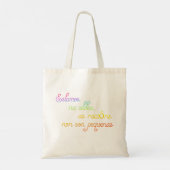 Estamos na aldea, als racions nos son pequenas tote bag (Achterkant)