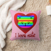 Estampa Animal - I Love Cats - Almofada Kussen (Deken)