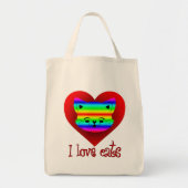 Estampa Animal - I Love Cats - Bolsa Tote Bag (Voorkant)