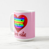 Estampa Animal - I Love Cats - Caneca Koffiemok (Voorkant links)