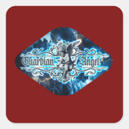 Estampa Anjo - Guardian Angel – Adesivo Vierkante Sticker
