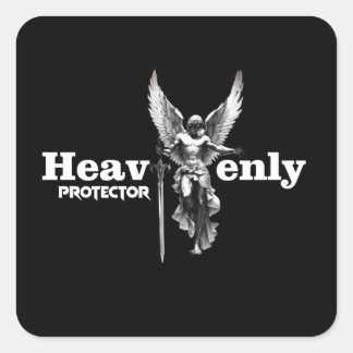 Estampa Anjo - Heavenly Protector - Adesivo Vierkante Sticker