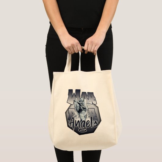 Estampa Anjo - Warrior Angels - Bolsa Tote Bag (Voorkant (product))