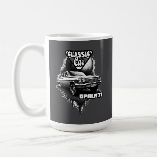 Estampa Carro - Classic Car Opala 71 - Caneca Koffiemok (Links)