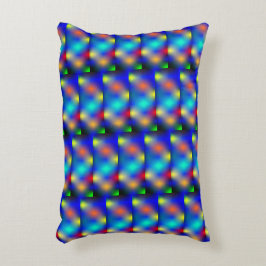 Estampa colorida, "escama quadrada". accent kussen