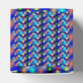 Estampa colorida, "escama quadrada". bedankdoosjes (Bovenkant)