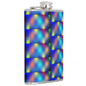 Estampa colorida, "escama quadrada". heupfles (Rechts)