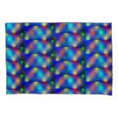 Estampa colorida, "escama quadrada". kussensloop (Voorkant-Links)