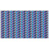 Estampa colorida, "escama quadrada". tafelkleed (Voorkant (Horizontaal))