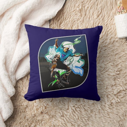 Estampa Esporte - Urban Skater - Almofada Kussen (Deken)